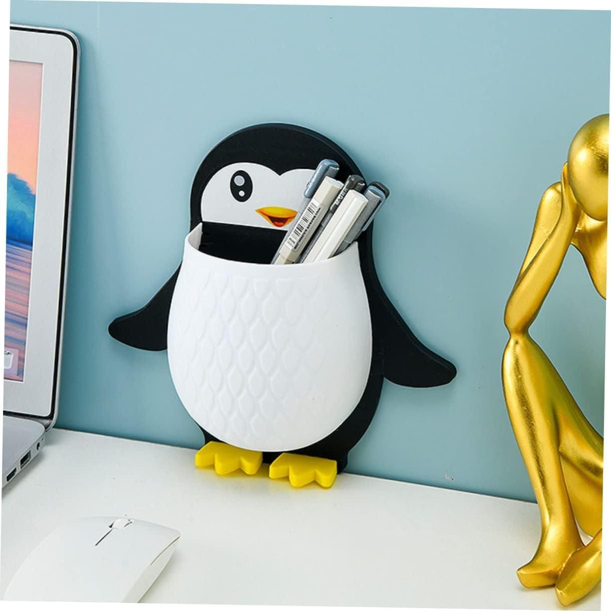 Penguin Storage Box Remote Holder Stand